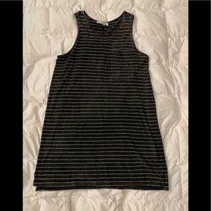 Tank Dress black and white